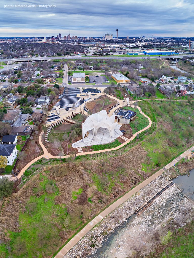 Confluence Park Aerial from above