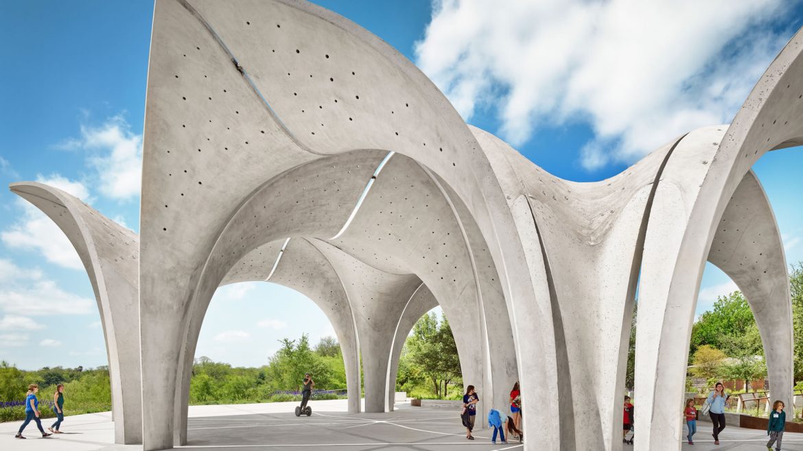 Confluence Park Pavilion Bright Sky