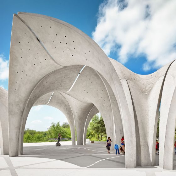 Confluence Park Pavilion Bright Sky