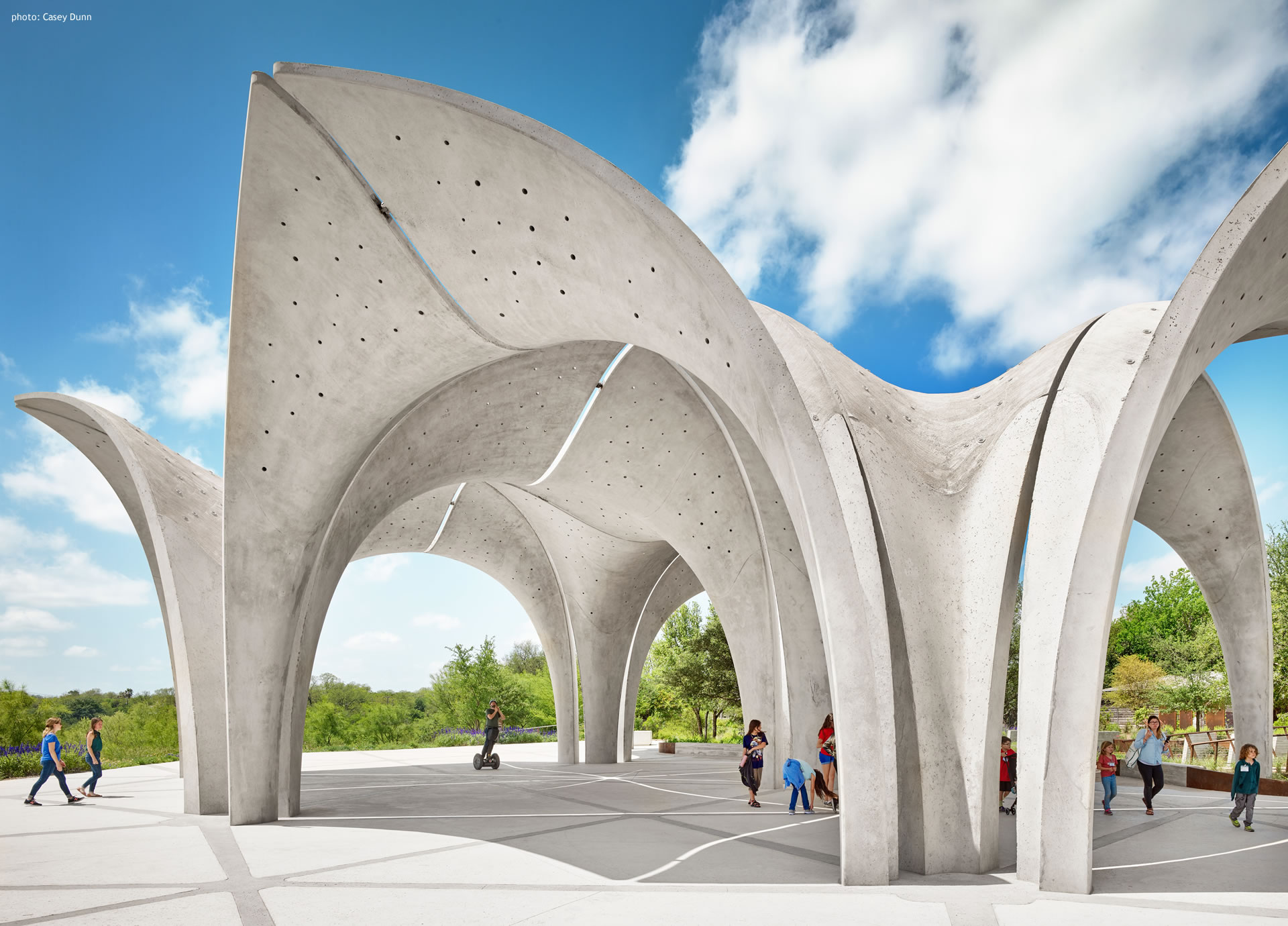 Confluence Park Pavilion Bright Sky