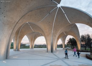 Confluence Park Pavilion with Mom and Children