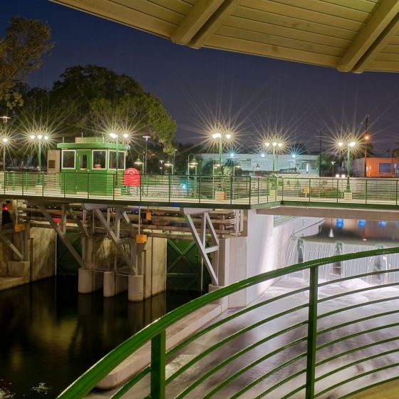 Lock and Dam on Museum Reach